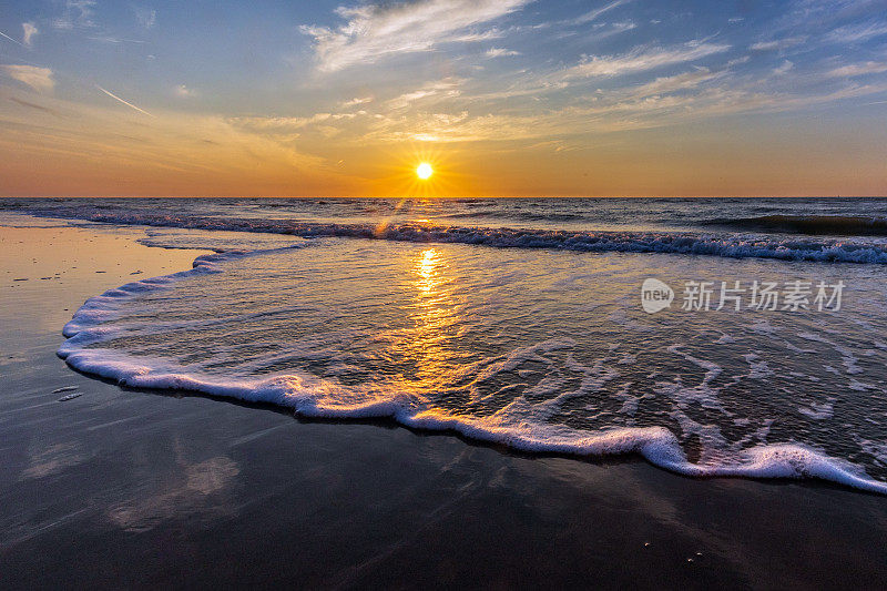 Beach Sunset, Bredene, België